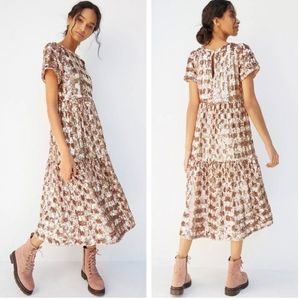 ANTHROPOLOGIE - Maeve × Bernadette Sequined Midi Dress